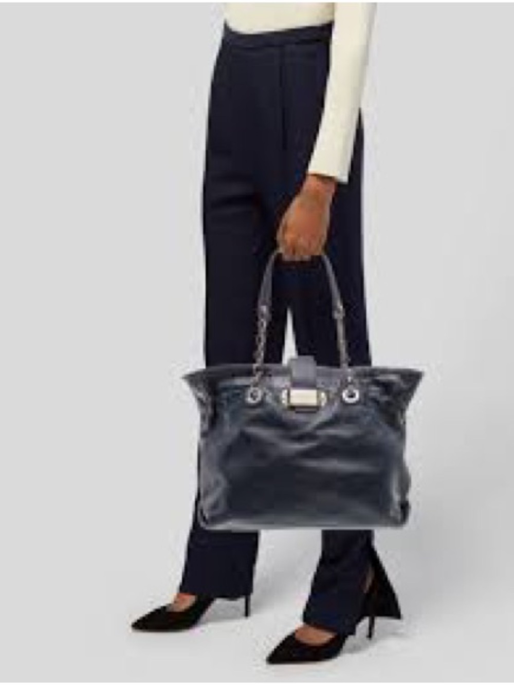 Frye BlueLeather Tote -